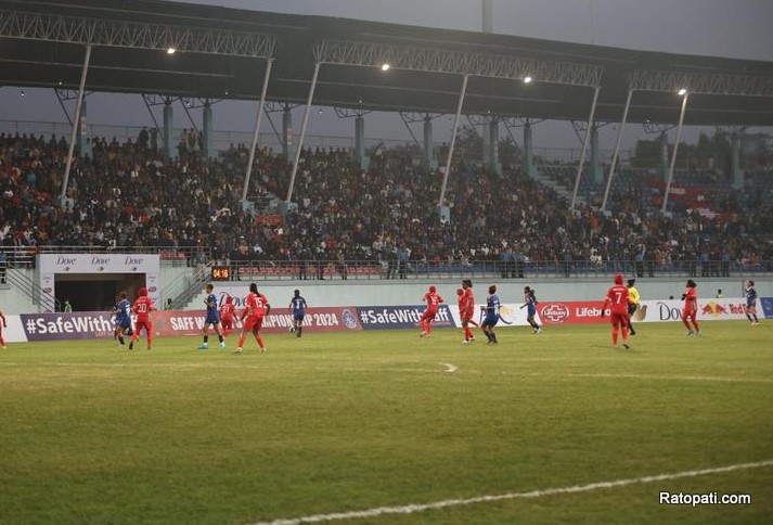 माल्दिभसमाथि नेपालको गोलको बर्षा